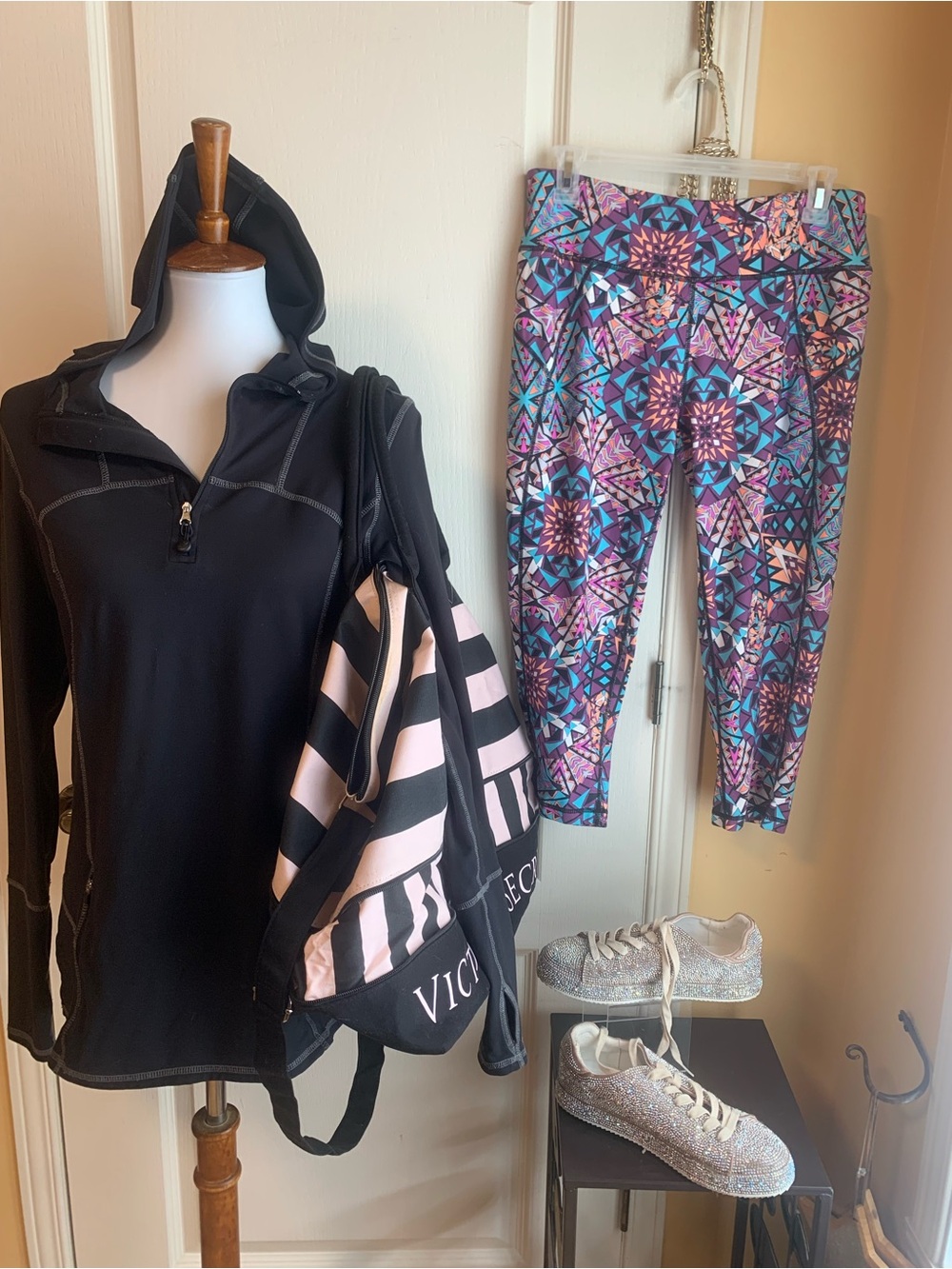 Sweaty Betty Multicolor Geometric Leggings